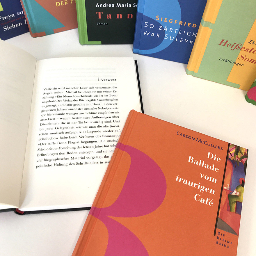 »Die kleine Reihe«<br>Reihengestaltung innen und außen<br>Büchergilde Gutenberg<br> 