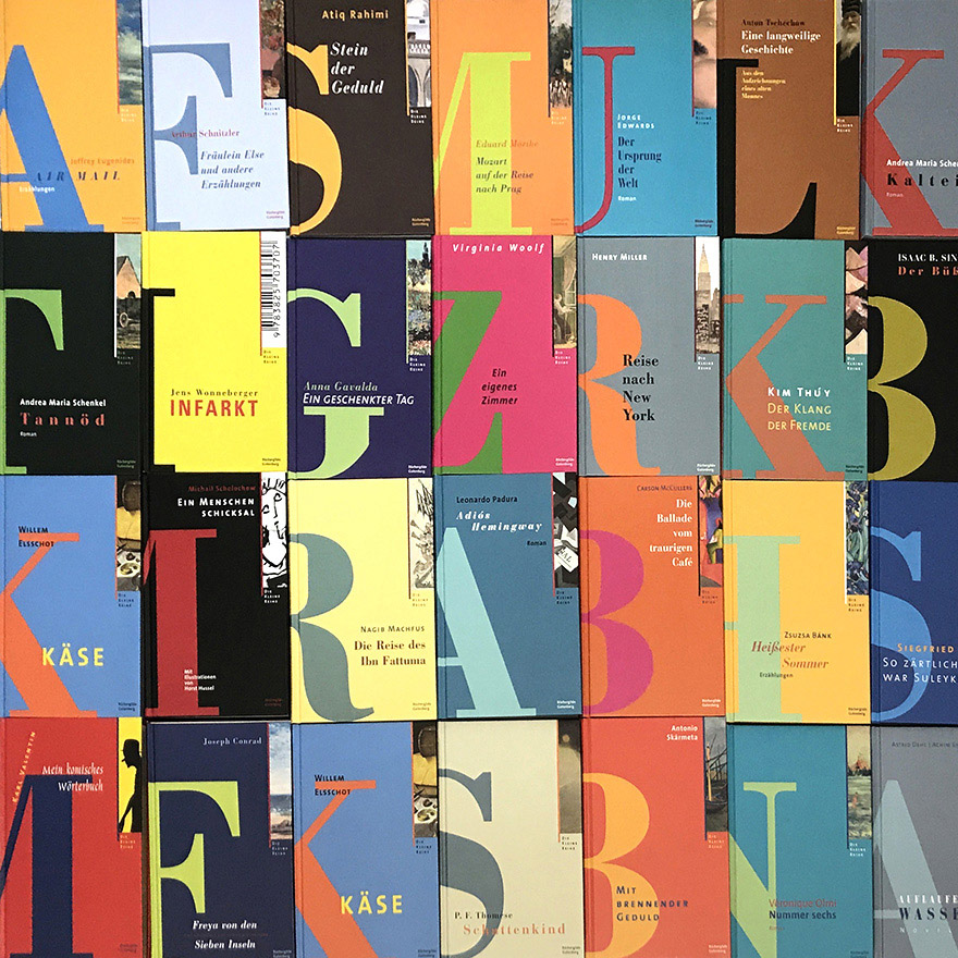 »Die kleine Reihe«<br>Reihengestaltung innen und außen<br>Büchergilde Gutenberg<br> 