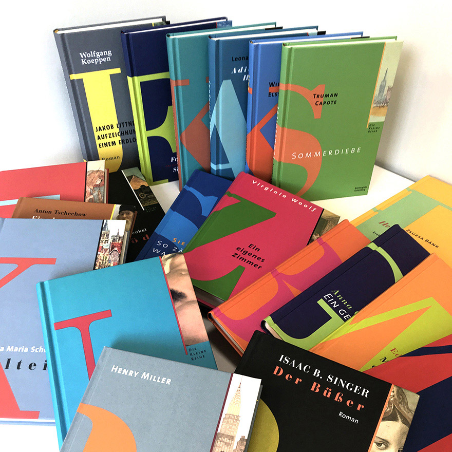 »Die kleine Reihe«<br>Reihengestaltung innen und außen<br>Büchergilde Gutenberg<br> 