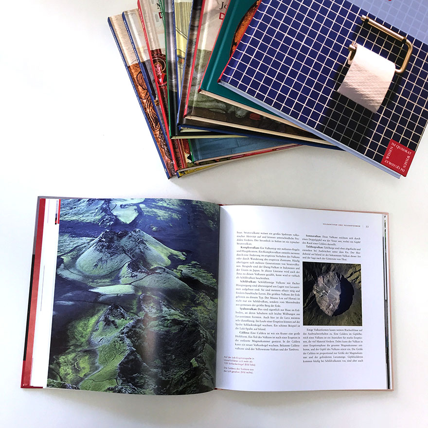 »Wissen im Quadrat«<br>Gestaltung einer Sachbuchreihe<br>Primus Verlag<br> 