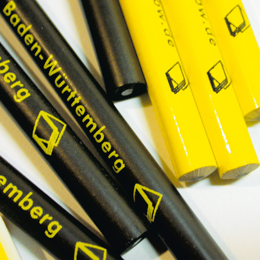 Erscheinungsbild für das<br>Haus der Geschichte Baden-Württemberg<br>Produkte von ganz klein bis ganz groß<br> 