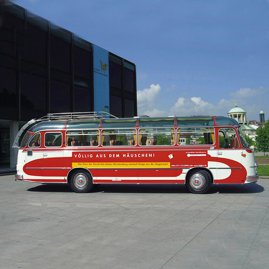 Erscheinungsbild für das<br>Haus der Geschichte Baden-Württemberg<br>Produkte von ganz klein bis ganz groß<br> 