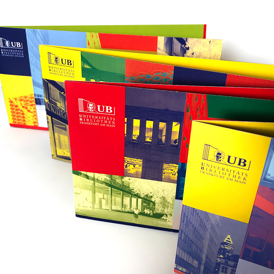 Universitätsbibliothek Frankfurt am Main und<br>BZG Bibliothekszentrum Geisteswissenschaften<br>Grußkartenserien zum Jahreswechsel<br> 