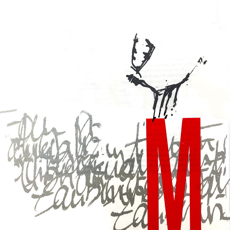 Maximilian-Gesellschaft e.V. für alte und neue Buchkunst<br>Serie von Titelblättern unter <br>Verwendung eigener Zeichnungen<br> 